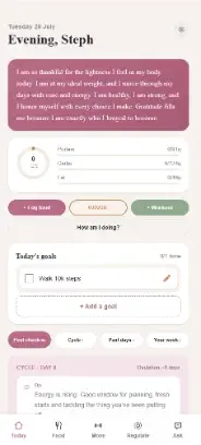 The Thrive daily dashboard